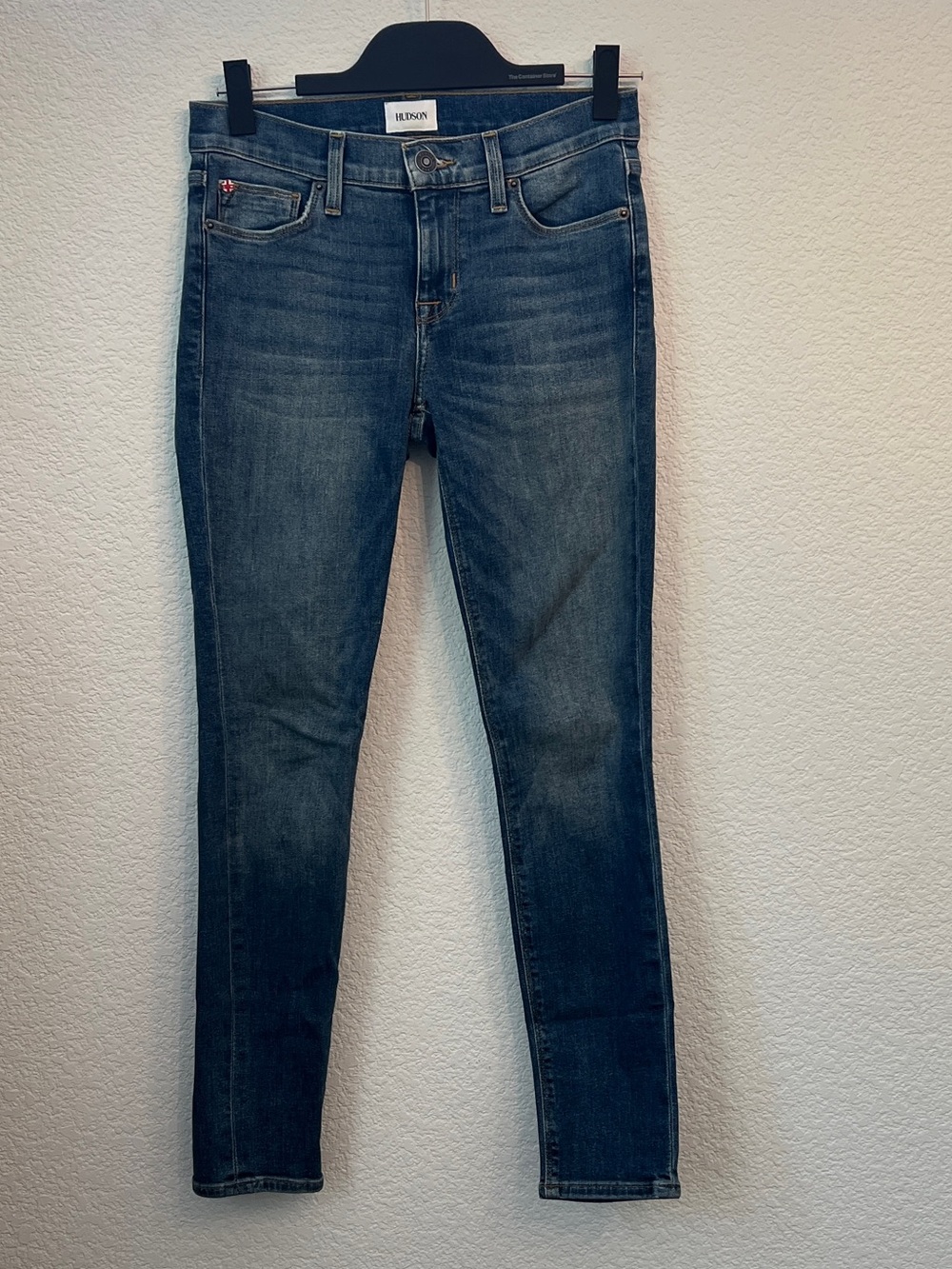 Hudson Women’s Super Skinny Jeans 26 in Faded Blue Denim Low Rise